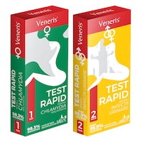 Pachet Test rapid Veneris pentru Chlamydia si Test pentru infectii urinare