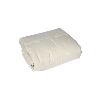 Pilota pentru 2 persoane, 195 x 215 cm, Bumbac 100%, Alb Pilota pentru 2 persoane, 195 x 215 cm, Bumbac 100%, Alb