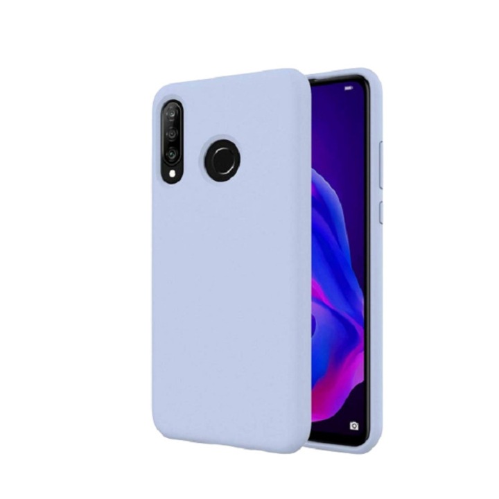 Силиконов кейс за Huawei P30 Lite, Защита от удари, Микрофибър, Лилав