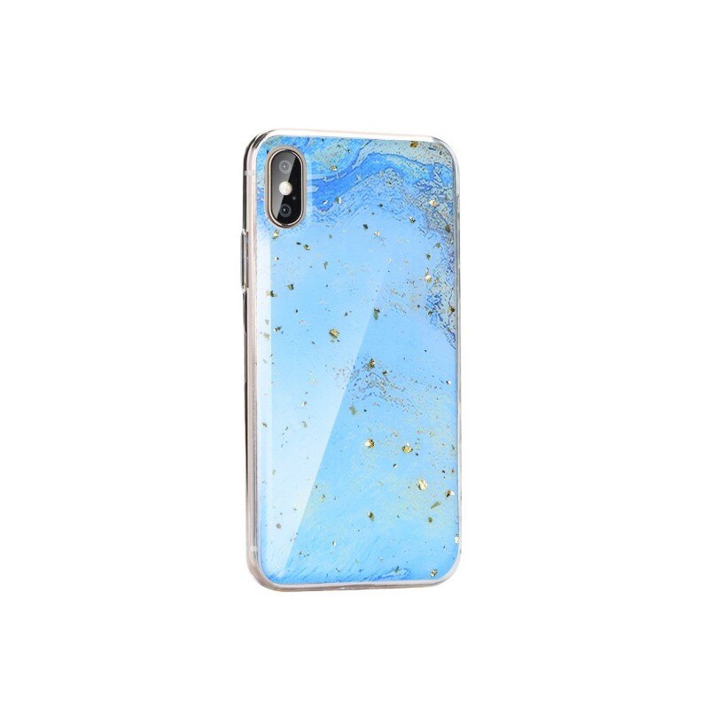 Husa Spate Forcell Marble Silicone iPhone X/xs Model 3