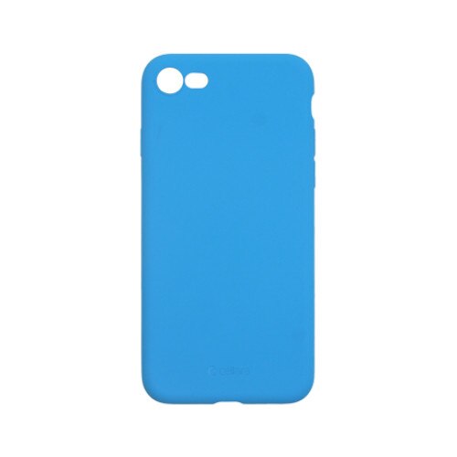 Husa Protectie Spate Cellara Din Silicon Colectia Slim Pentru iPhone 7/8 - Fluorescent Albastru