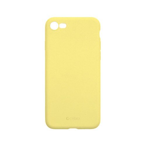 Husa Protectie Spate Cellara Din Silicon Colectia Slim Pentru iPhone 7/8 - Galben