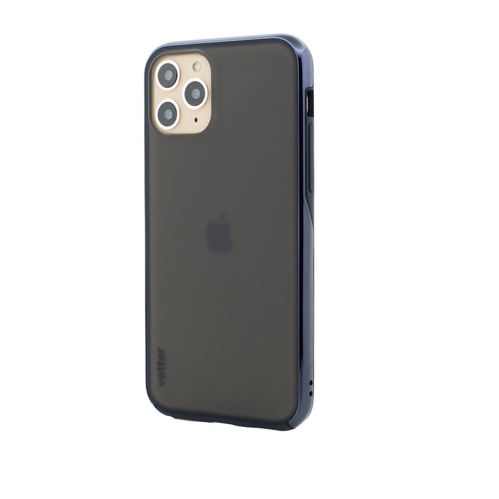 Vetter Clip ON Hybrid Dual Edge Matte Back Cover tok, iPhone 11 Pro Max, fekete