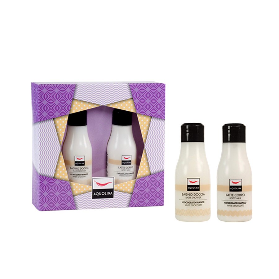 Set Aquolina White Chocolate, Femei, Gel de dus 125 ml, Deodorant 150 ml