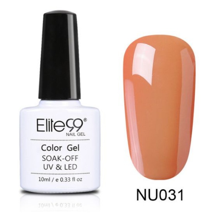 Ув гел лак телесна серия elite99,10 ml, NU031