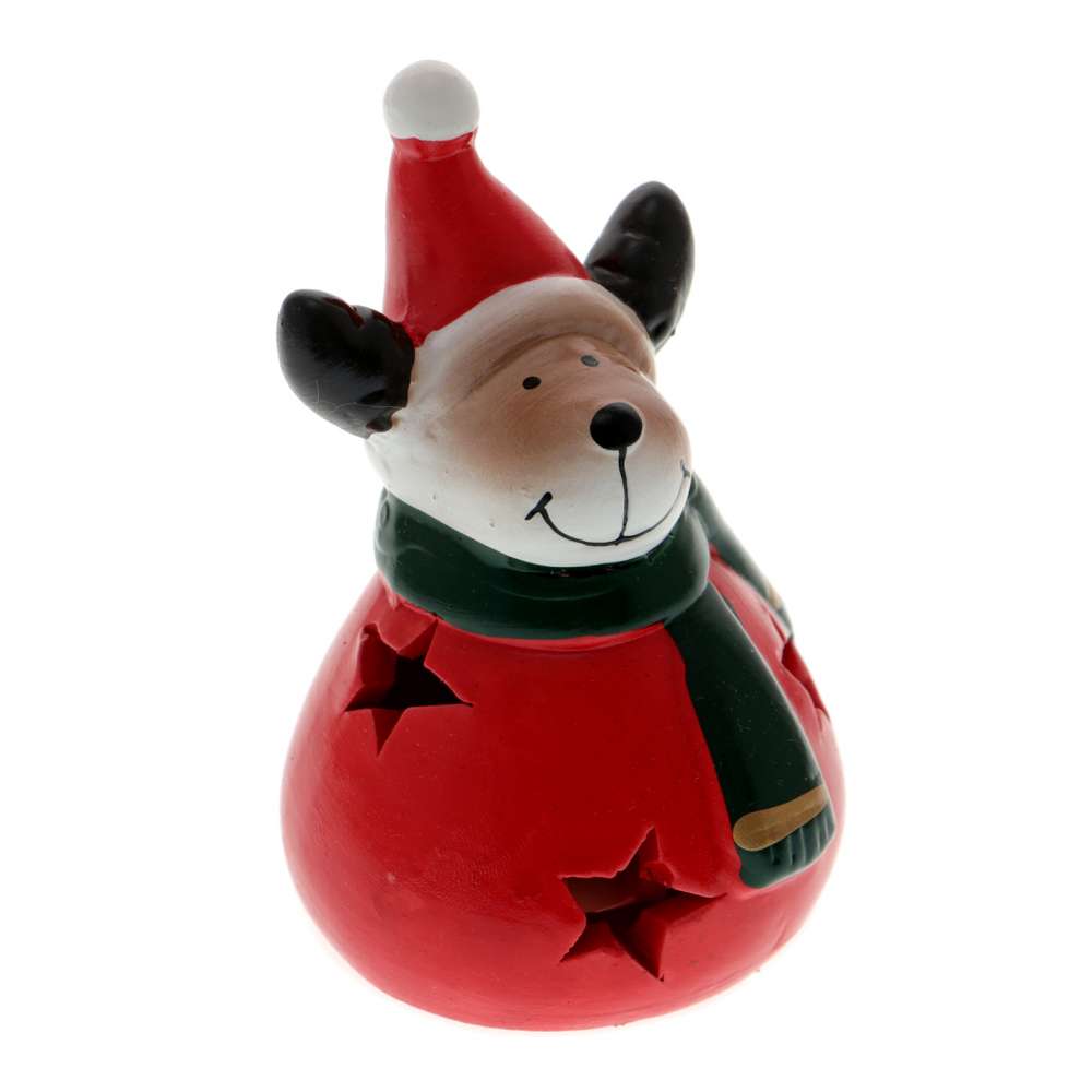 Candela ceramica ren 10 cm