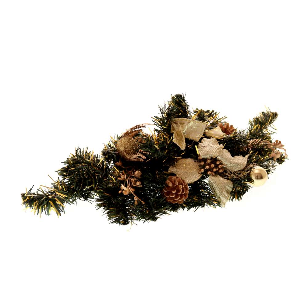 Ornament pentru craciun din brad auriu 40 cm