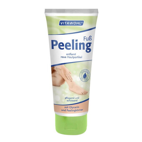 Peeling pentru picioare cu glicerina si acid lactic, Vitawohl, 100ml