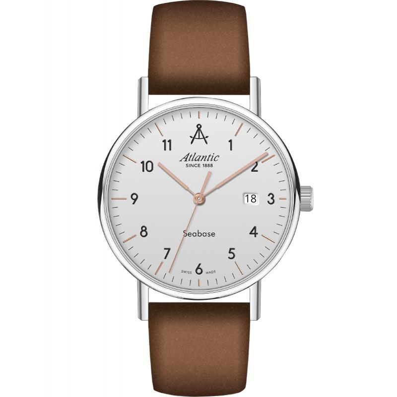 Ceas barbatesc Atlantic 60352.41.25R Quartz Argintiu