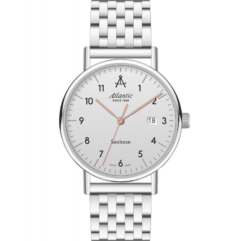 Ceas barbatesc Atlantic 60357.41.25R Quartz Argintiu