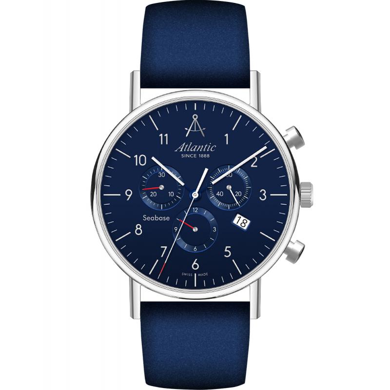 Ceas barbatesc Atlantic 60452.41.55 Quartz Argintiu