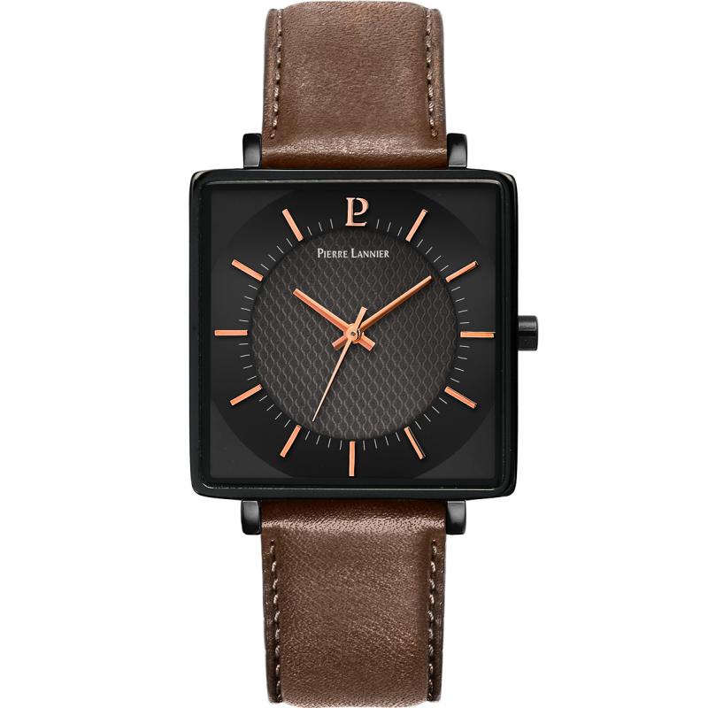 Ceas barbatesc Pierre Lannier 211J434 Quartz Negru