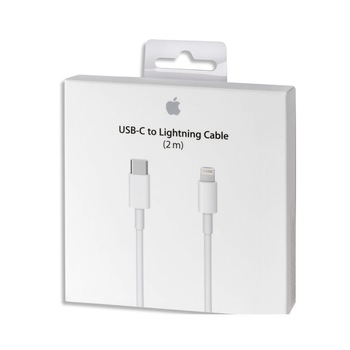 Cablu de date sau incarcare Apple, USB Type C - Lightning, 2 metri, Alb, BBL1212 Cablu de date sau incarcare Apple, USB Type C - Lightning, 2 metri, Alb, BBL1212