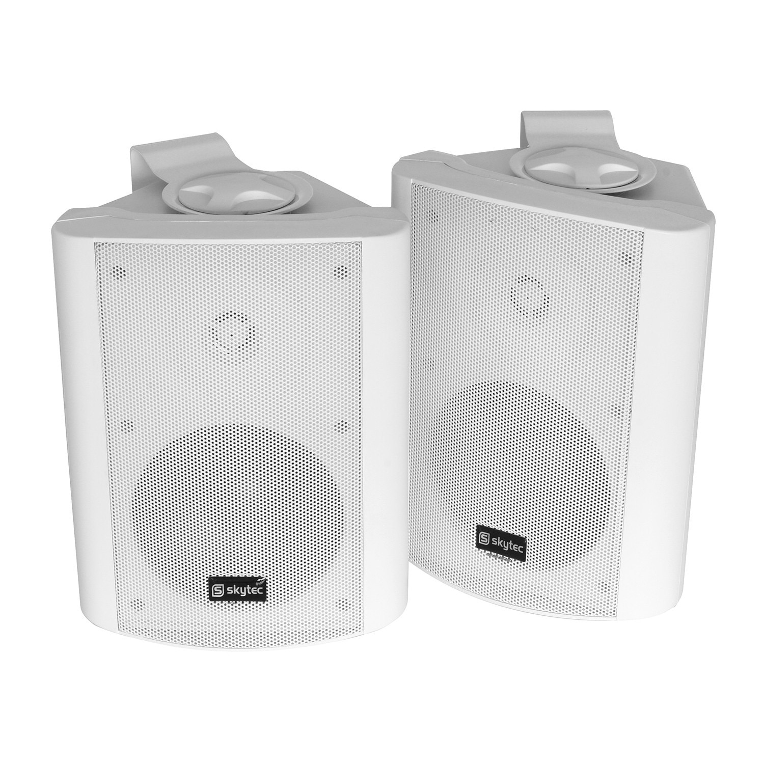 Set boxe pasive cu suport, 2 cai, 5", 50W RMS, alb, Skytec ODS50W