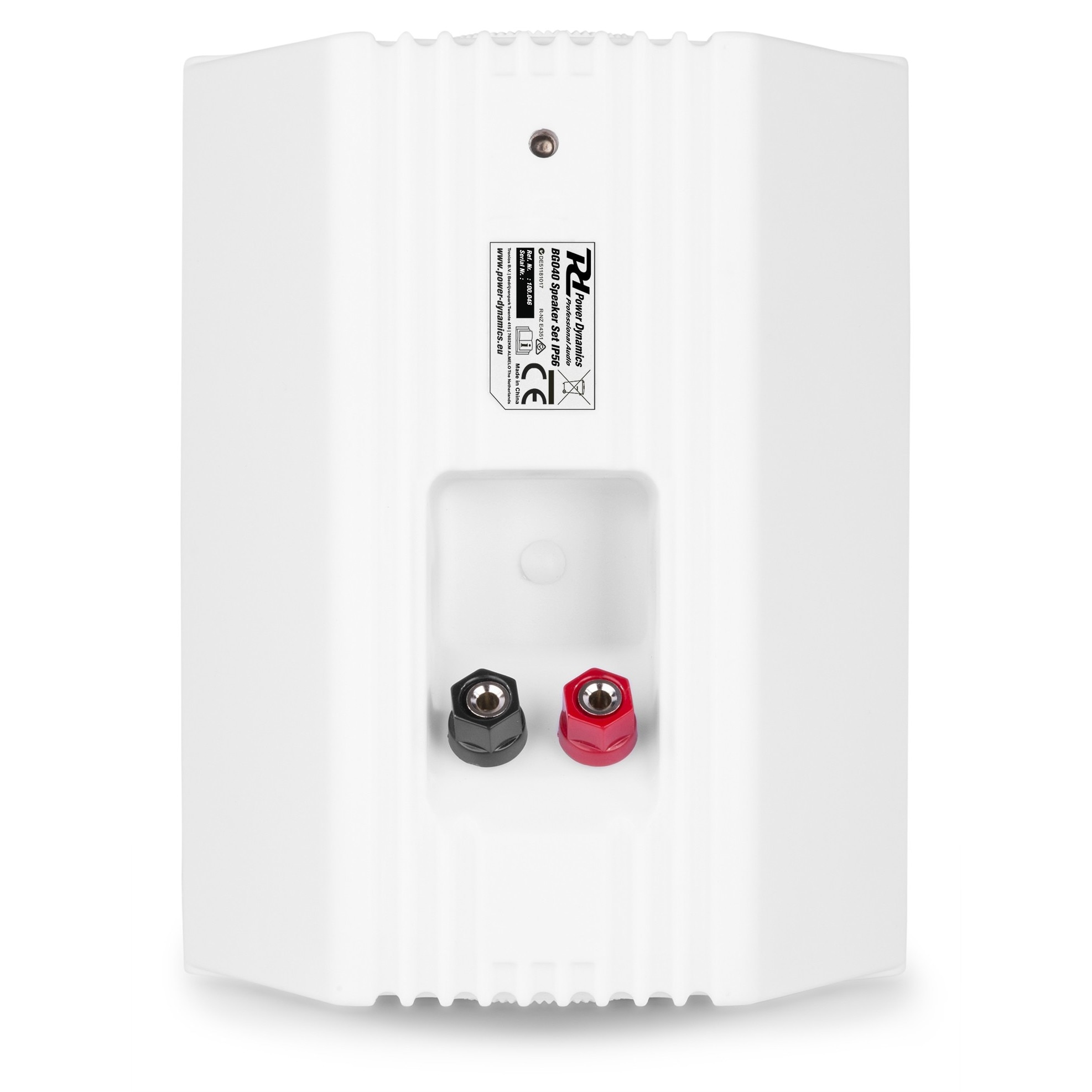 Set boxe, 8ohm, interior/exterior, IPX5, 30W RMS, alb, Power Dynamics BGO40