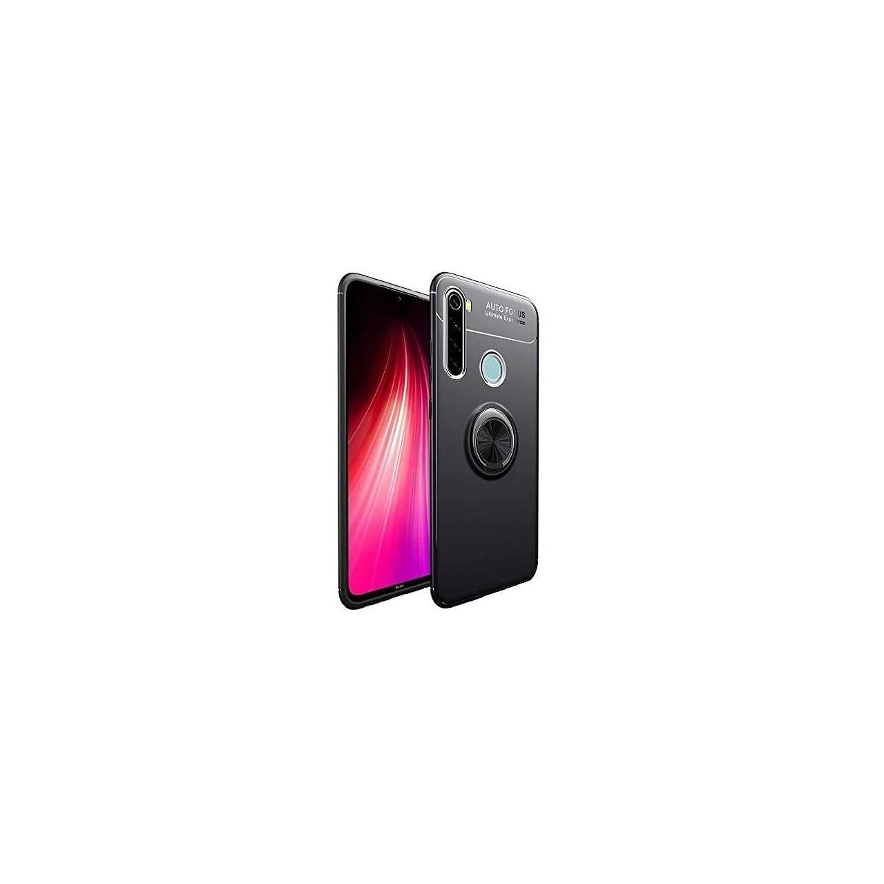 Husa Xiaomi Redmi Note 8 - iberry Ring Case Negru