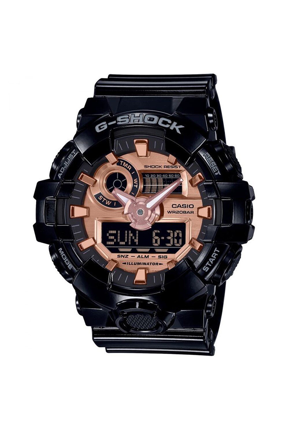 Casio, Ceas cu o curea de rasina G-Shock, Negru