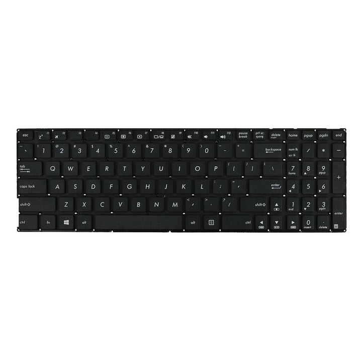 Клавиатура за лаптоп, Asus, X551, X551C, X551M, X551MA, X551MAV, без рамка, us