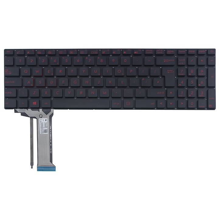 Tastatura Asus ROG GL752VW-DH71 iluminata fara rama uk