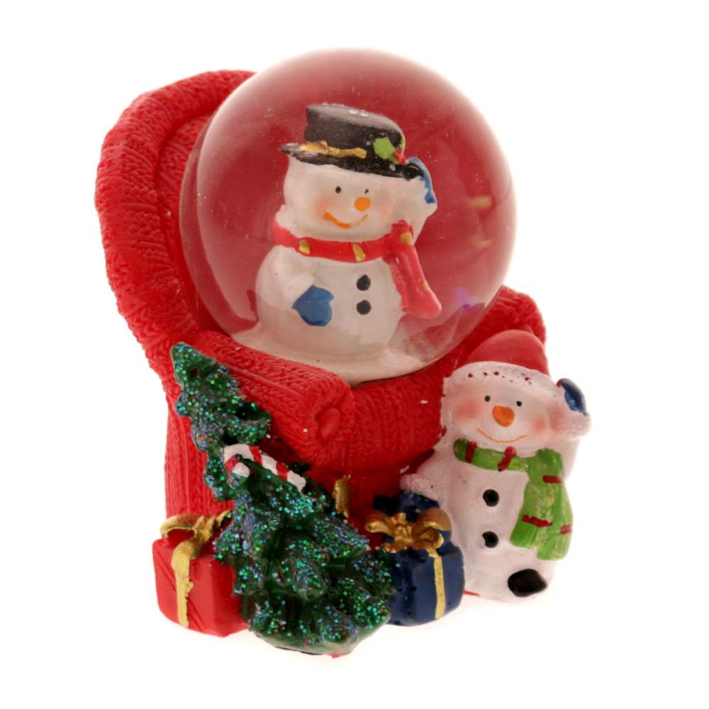 Glob zapada Craciun frosty 7 cm