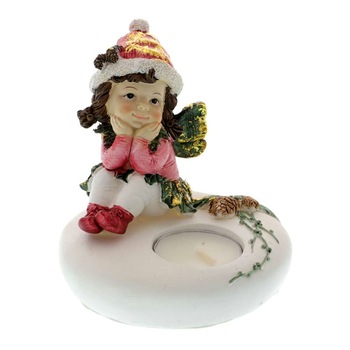 Suport lumanare fetita zana 10,5 cm Suport lumanare fetita zana 10,5 cm