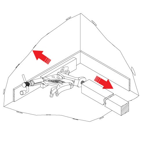 Cleste departator autoblocant (cu actiune inversa) 25-45 mm, PE6M - eMAG.ro