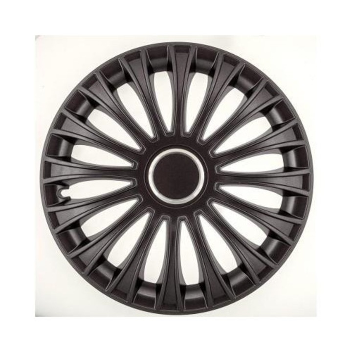 Комплект 4 тасове, черни, 15 цола, модел Graphite Dino