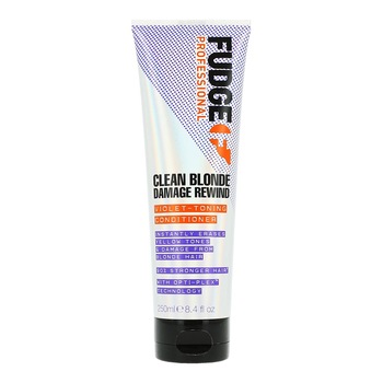 Balsam nuantator Fudge Clean Blonde Damage Rewind Violet Toning cu pigment violet, pentru parul blond, 250 ml Balsam nuantator Fudge Clean Blonde Damage Rewind Violet Toning cu pigment violet, pentru parul blond, 250 ml