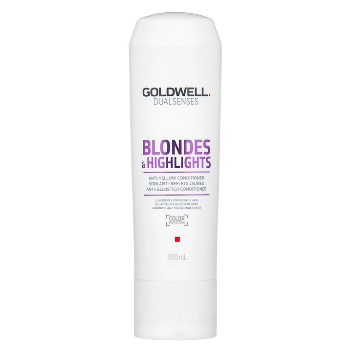 Goldwell Dual Senses Blondes&Highlights Anti-Yellow балсам за руса коса, 200 ml