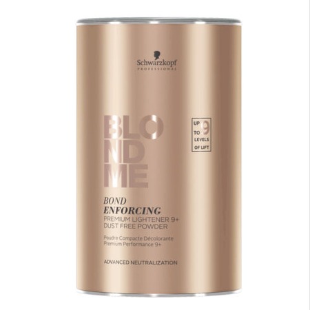 Pudra de par decoloranta Schwarzkopf Blond Me Premium Lift 9+ pentru decolorarea cu pana la 9 tonuri, 450 g