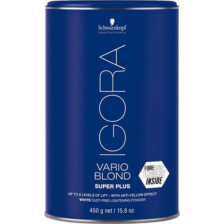 Pudra decoloranta Schwarzkopf Igora Vario Blond Super Plus pentru decolorarea cu pana la 8 tonuri, 450 g