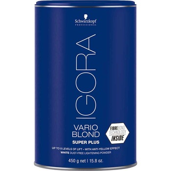 Pudra decoloranta Schwarzkopf Igora Vario Blond Super Plus pentru decolorarea cu pana la 8 tonuri, 450 g Pudra decoloranta Schwarzkopf Igora Vario Blond Super Plus pentru decolorarea cu pana la 8 tonuri, 450 g