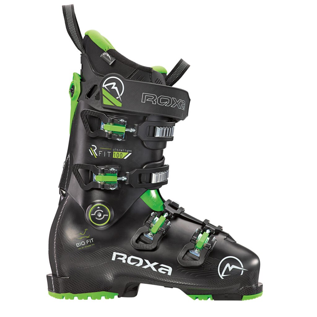 Clapari schi Roxa RFIT 100,Negru/Verde,marime 42.5