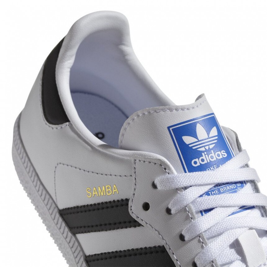 Pantofi sport femei Adidas Originals Samba Og J BB6976, Alb, 38.5 - eMAG.ro
