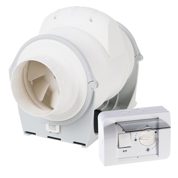 Pachet Promo Elicent: Ventilator AXM 100 de tubulatura + Regulator de viteza R10 Pachet Promo Elicent: Ventilator AXM 100 de tubulatura + Regulator de viteza R10