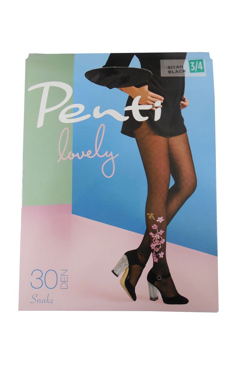 Dres dama SNAKE, Penti, PCDP61PK18IY, 30 DEN, negru, marime 1/2