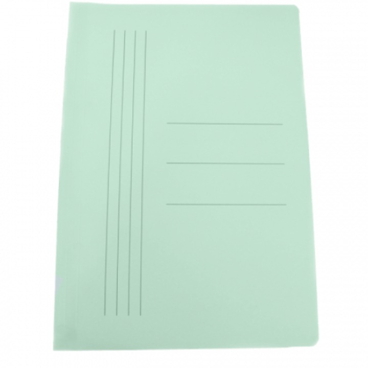 Папка А4 с картонена релса, 30 бр./компл., светло синя