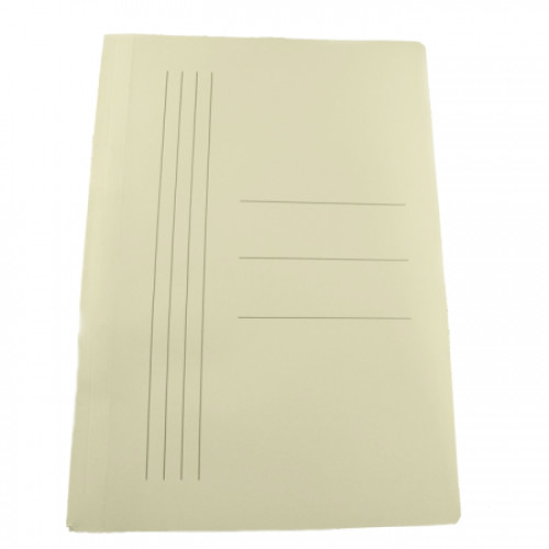 Dosar A4 cu Sina din Carton, 30 Buc/Set, Galben Deschis