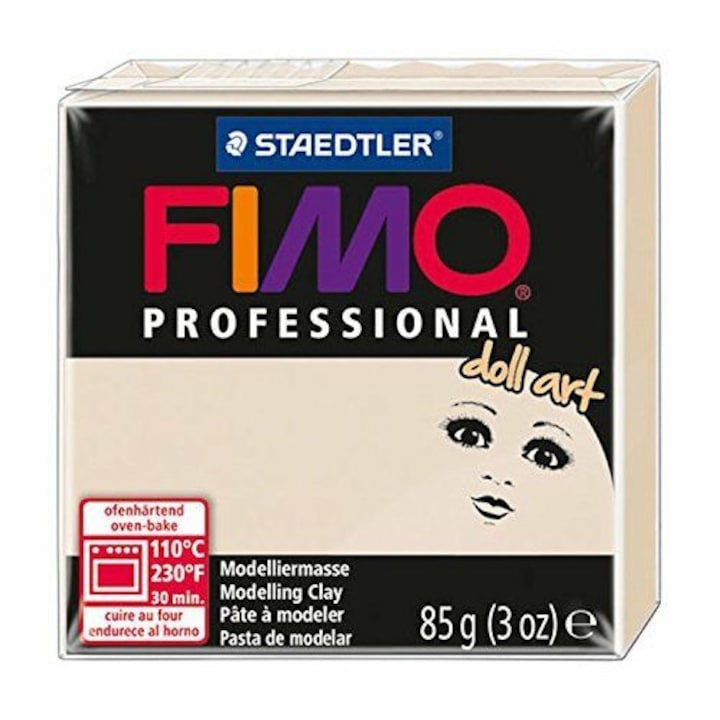 Pasta de modelaj FIMO Professional 85g Alb murdar bej Professional Doll Art