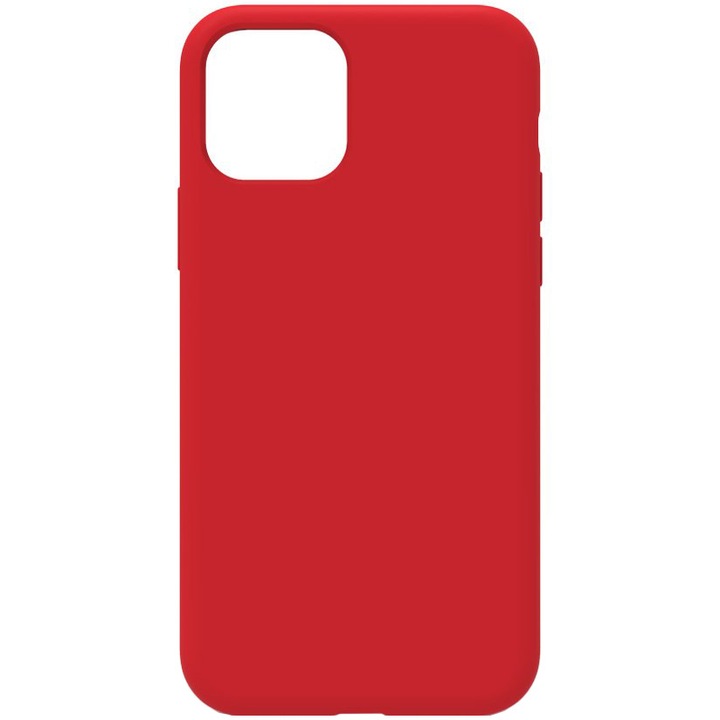 Калъф Lemontti Liquid за iPhone 11 Pro Max, 360 ° защита, Силикон, Red