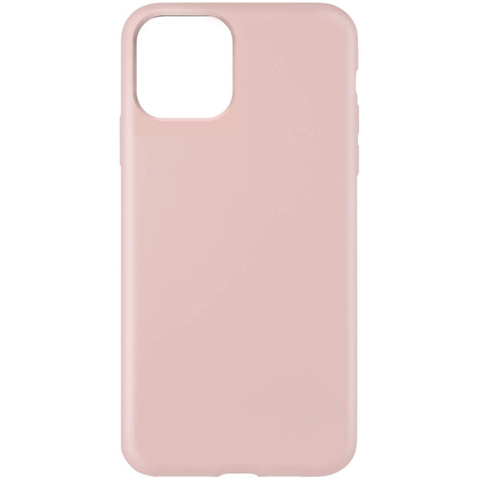 Husa Lemontti Liquid pentru iPhone 11 Pro, protectie 360°, Silicon, Pink Sand