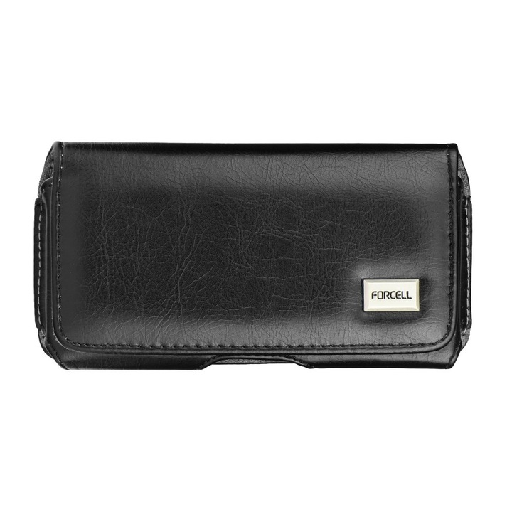 Предпазен калъф Forcell Classic 100A, Model 6, за Nokia E52/Asha 300, Черен