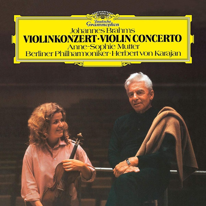Herbert von KarajanAnne-Sophie MutterBerliner Philharmoniker - Brahms: Violin Concerto In D, Op.77 - Vinyl - Vinyl