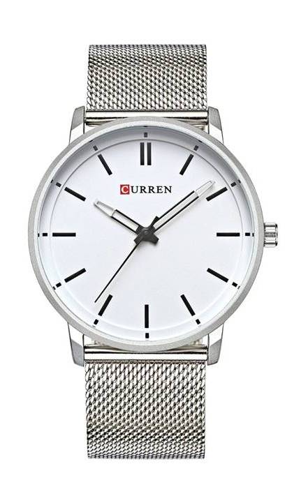 Ceas Curren barbatesc, Elegant Man, Slim Silver M8233SLVA