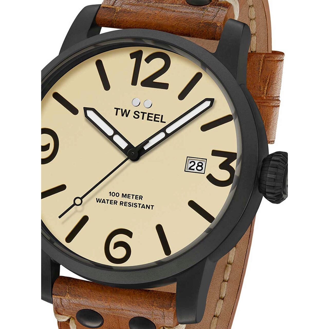 Ceas barbatesc TW-Steel MS41 Maverick, 45 mm, 10 ATM, Negru