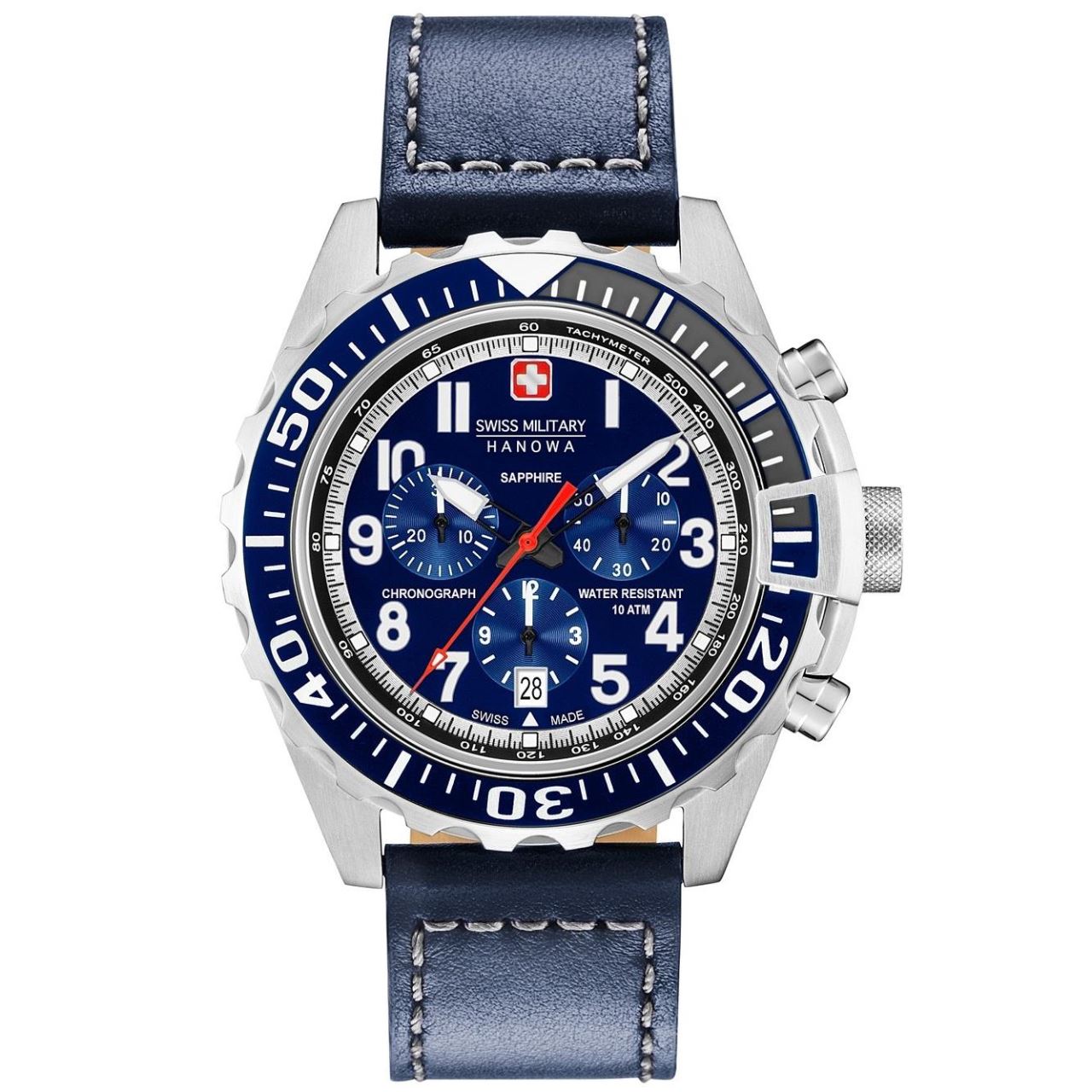 Ceas barbatesc Swiss Military Hanowa 06-4304.04.003 Touchdown Chrono 45mm 10ATM