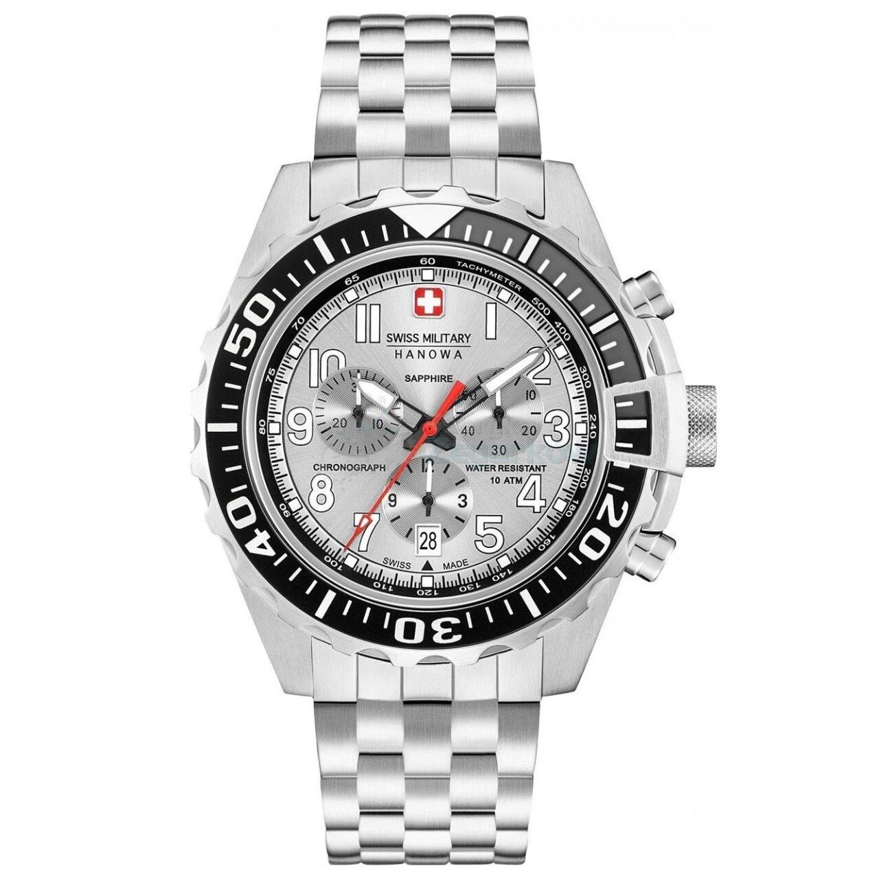 Ceas barbatesc Swiss Military Hanowa 06-5304.04.001 Touchdown Chrono 45mm 10ATM