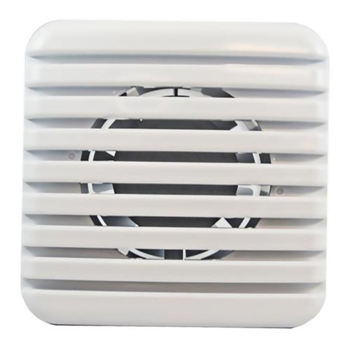 Ventilator baie TE-MA 2.0, Ø 150 mm, 21 W, Debit 280 mc/h, 2400 rpm, Alb