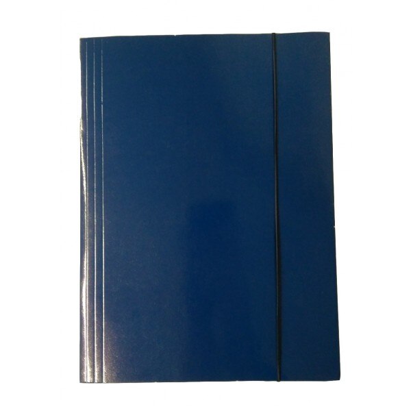 Mapa cu Elastic din Carton Plasifiat, 10 Buc/Set, Albastru, Mapa pentru Documente, Mapa pentru Organizat, Mapa pentru Depozitat