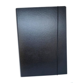 Mapa din Carton cu Elastic, 235x320x55 mm, Max. 500 Coli, Negru, Mapa pentru Documente, Mapa pentru Organizat, Mapa pentru Depozitare Mapa din Carton cu Elastic, 235x320x55 mm, Max. 500 Coli, Negru, Mapa pentru Documente, Mapa pentru Organizat, Mapa pentru Depozitare